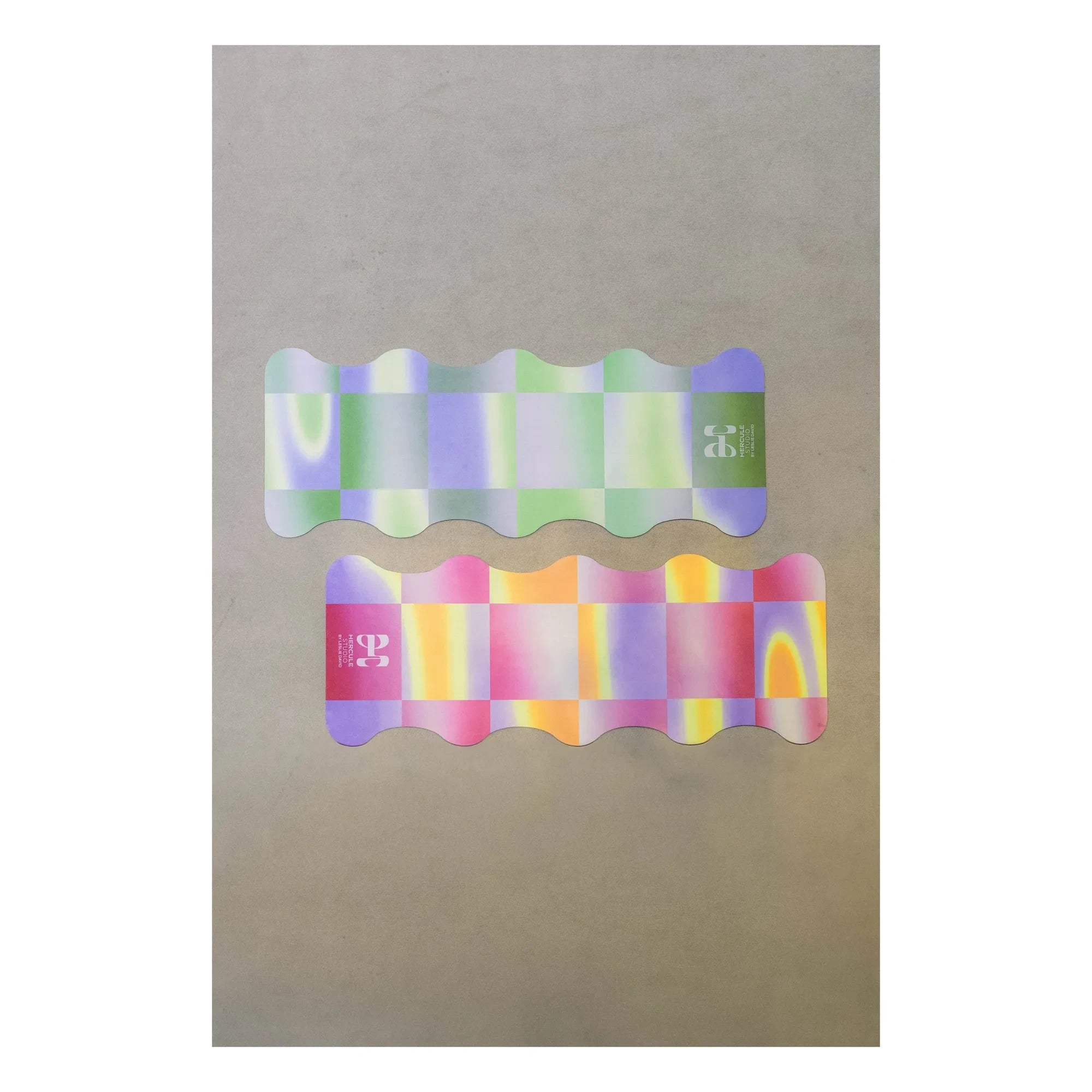 Hercule Studio - Mar Breath-In Yogamatte, Leslie David - Limitierte Auflage | Rosa