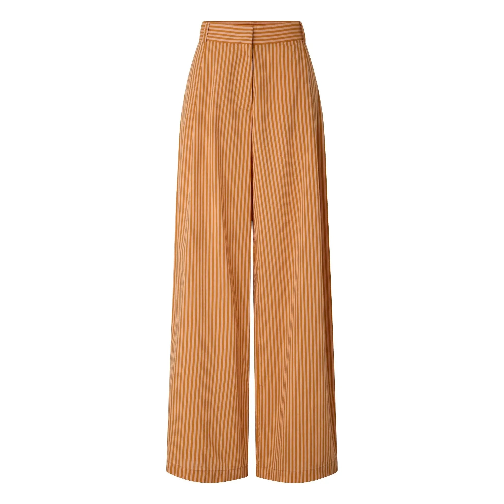 Sessùn - Hose Provencia aus gestreifter Baumwolle | Orange