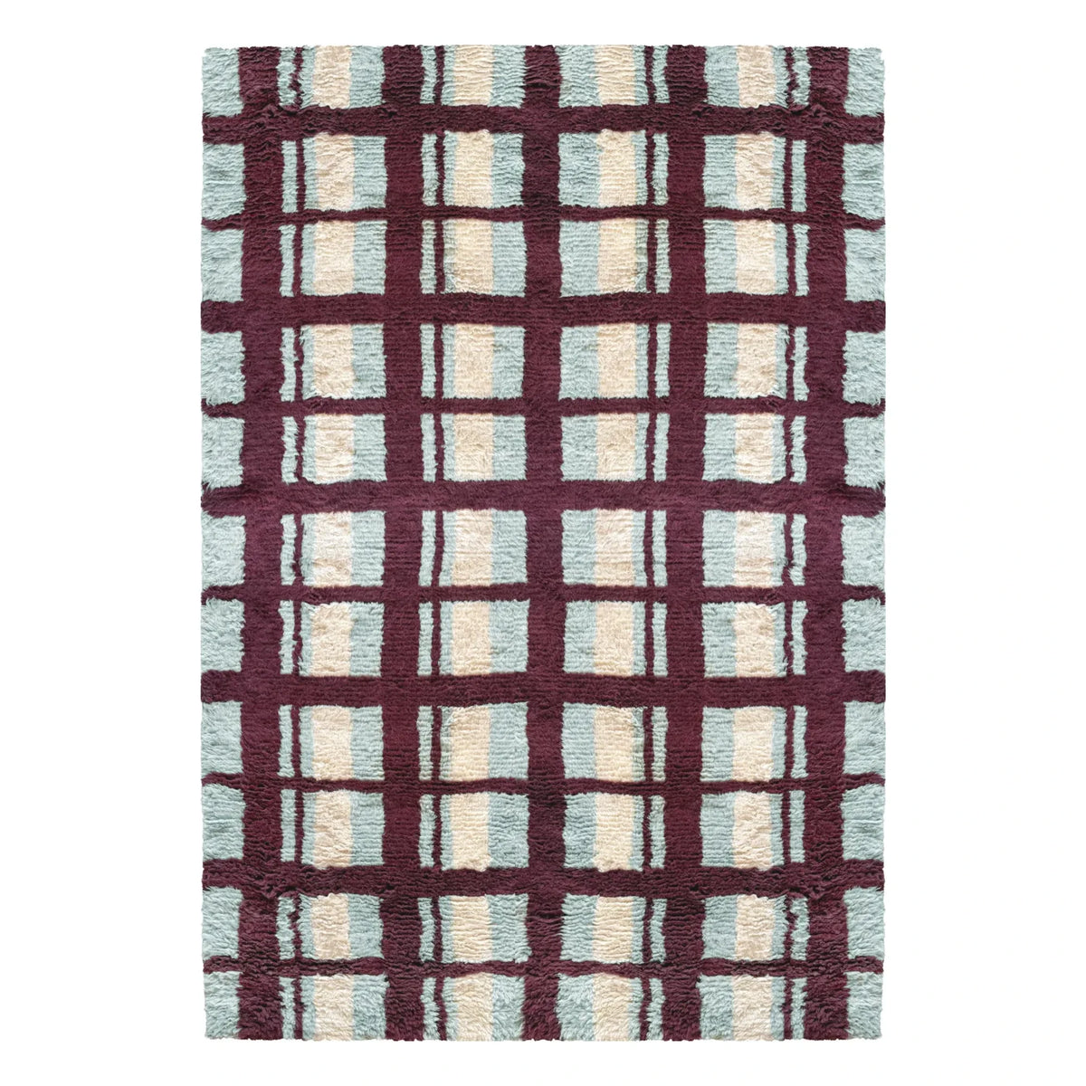 Layered - Arbor Wollteppich, Evelina Kroon | Bordeaux