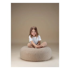 Wigiwama - Teddy-Pouf | Beige