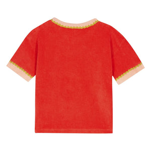 Bonton - Livia Frottee-T-Shirt | Rot