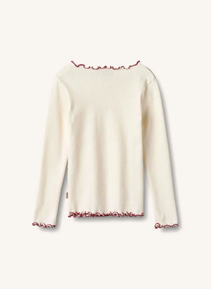 Wheat - Louann Bio-Baumwoll-Knotenshirt | Elfenbein