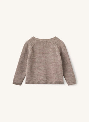 Copenhagen Colors - Merinos Yünlü Hırka ve Tayt Seti | Taupe Brown