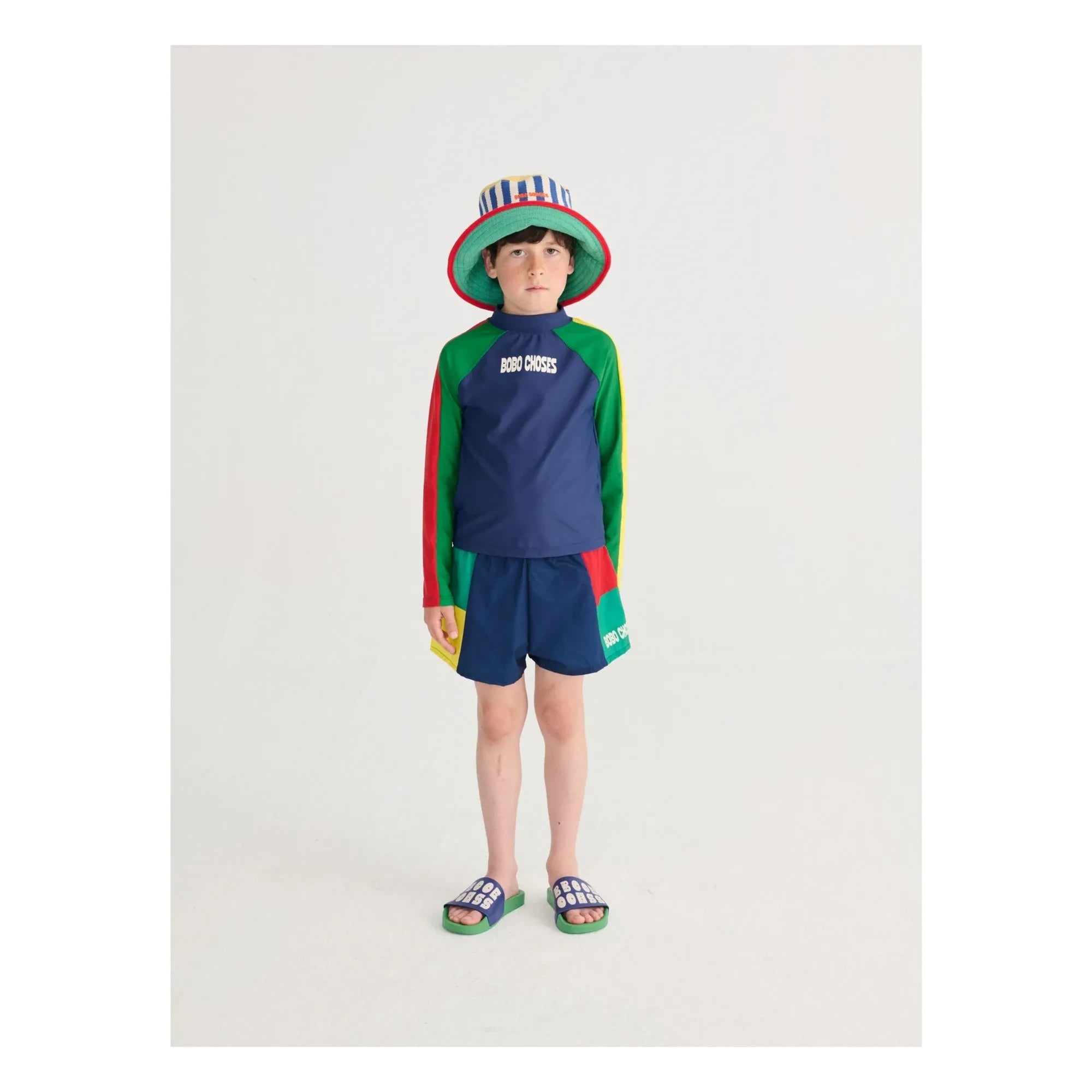 Bobo Choses - Badehose mit Farbblock | Marineblau