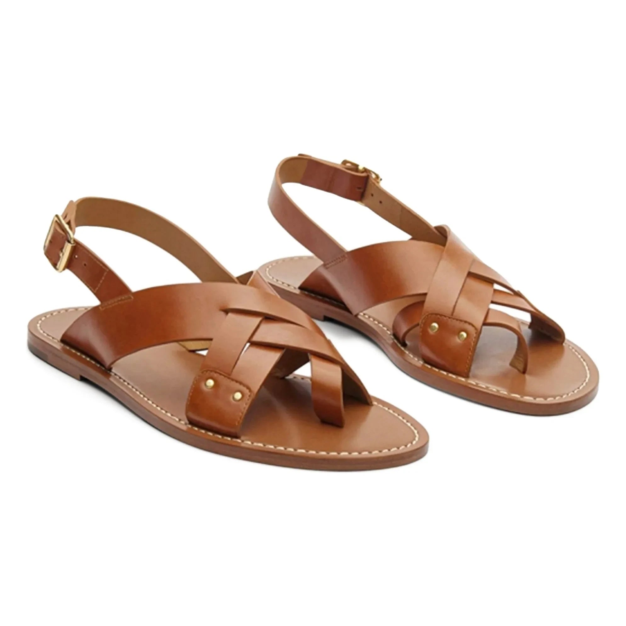 Rivecour – Sandalen Nr. 204 Leder | Cognac