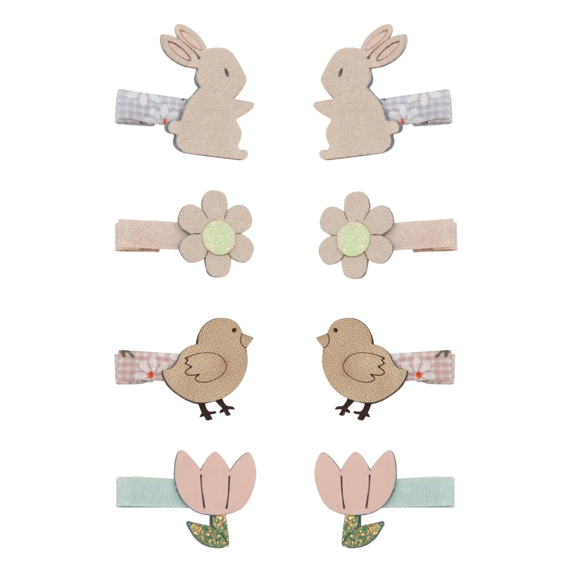 Mimi & Lula - 8er Set Mini Ostern Haarspangen | Rosa