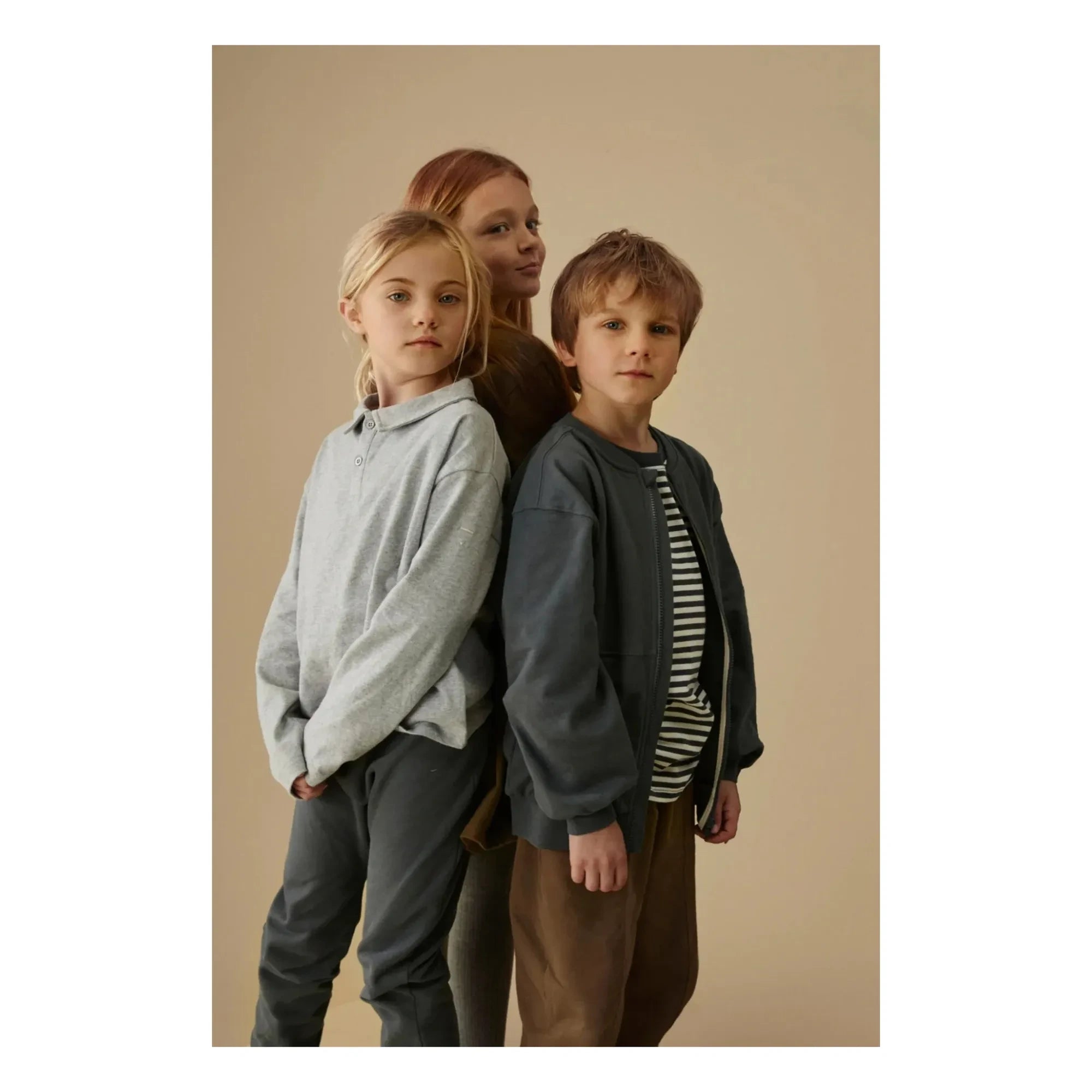 Gray Label - Poloshirt aus Bio-Baumwolle | Grau