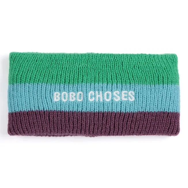 Bobo Choses - Farbblock-Skistirnband aus recycelten Fasern | Türkis