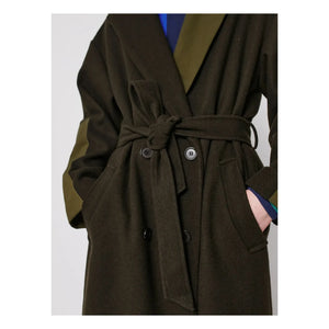 Bobo Choses - Langer Wollmantel - Damenkollektion | Khaki