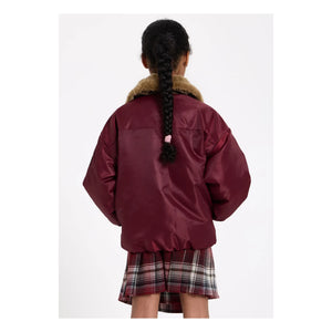 Finger in the nose - Aria Bomberjacke | Aubergine