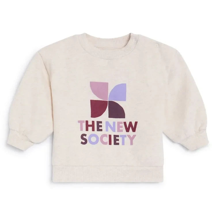 Die neue Gesellschaft – TNS Baby Logo Sweatshirt | Gri