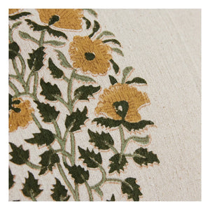 HKliving - Bauernhaus bedrucktes Kissen | Creme