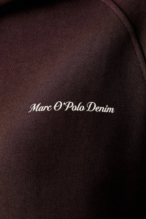 Marc O'Polo kadın pamuklu kapüşonlu sweatshirt