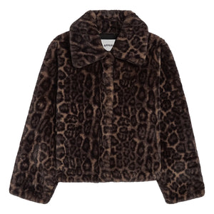 Apparis - Elis Leoparden-Jacke aus recycelten Fasern | Braun