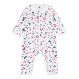 Petit Bateau - Pyjama Dors Bien Paris | Weiß
