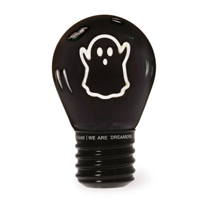 Legami - Dekorative Glühbirnen-förmige Tischlampe - Geist - Glühbirnenfiktio