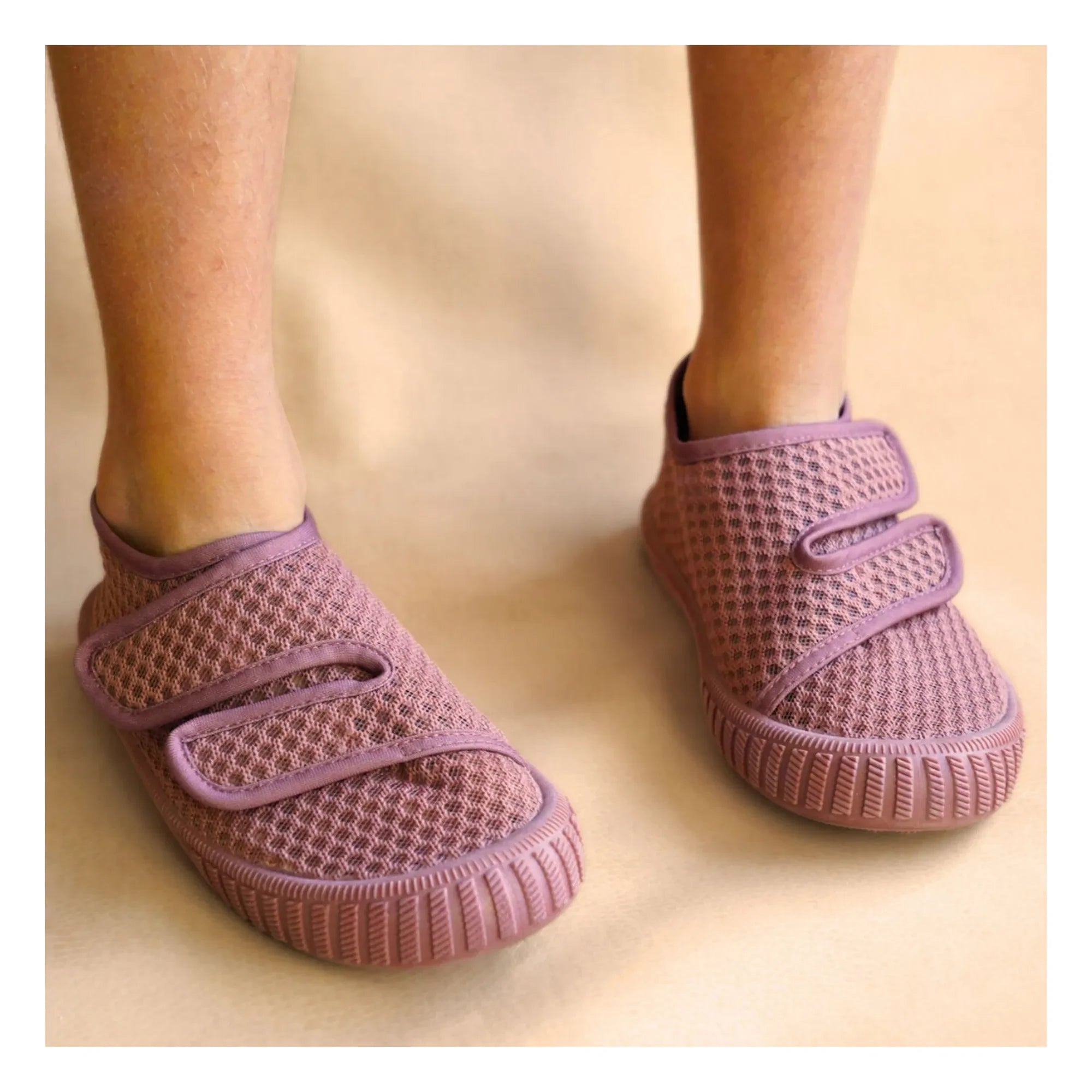 Grech & Co - Scratch Play Turnschuhe aus recycelter Faser | Dusty Pink