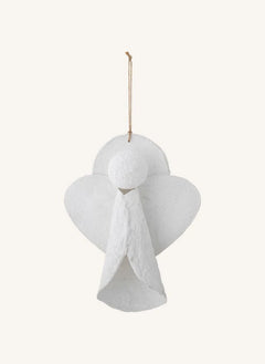 Bloomingville - Argelers Papiermaché Weihnachtsdeko | Weiß