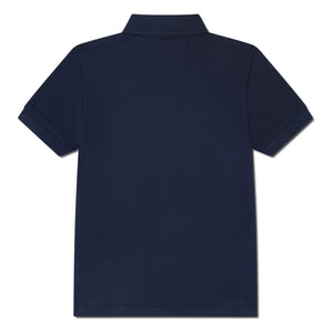 Lacoste - Marineblaues Polo mit Logo