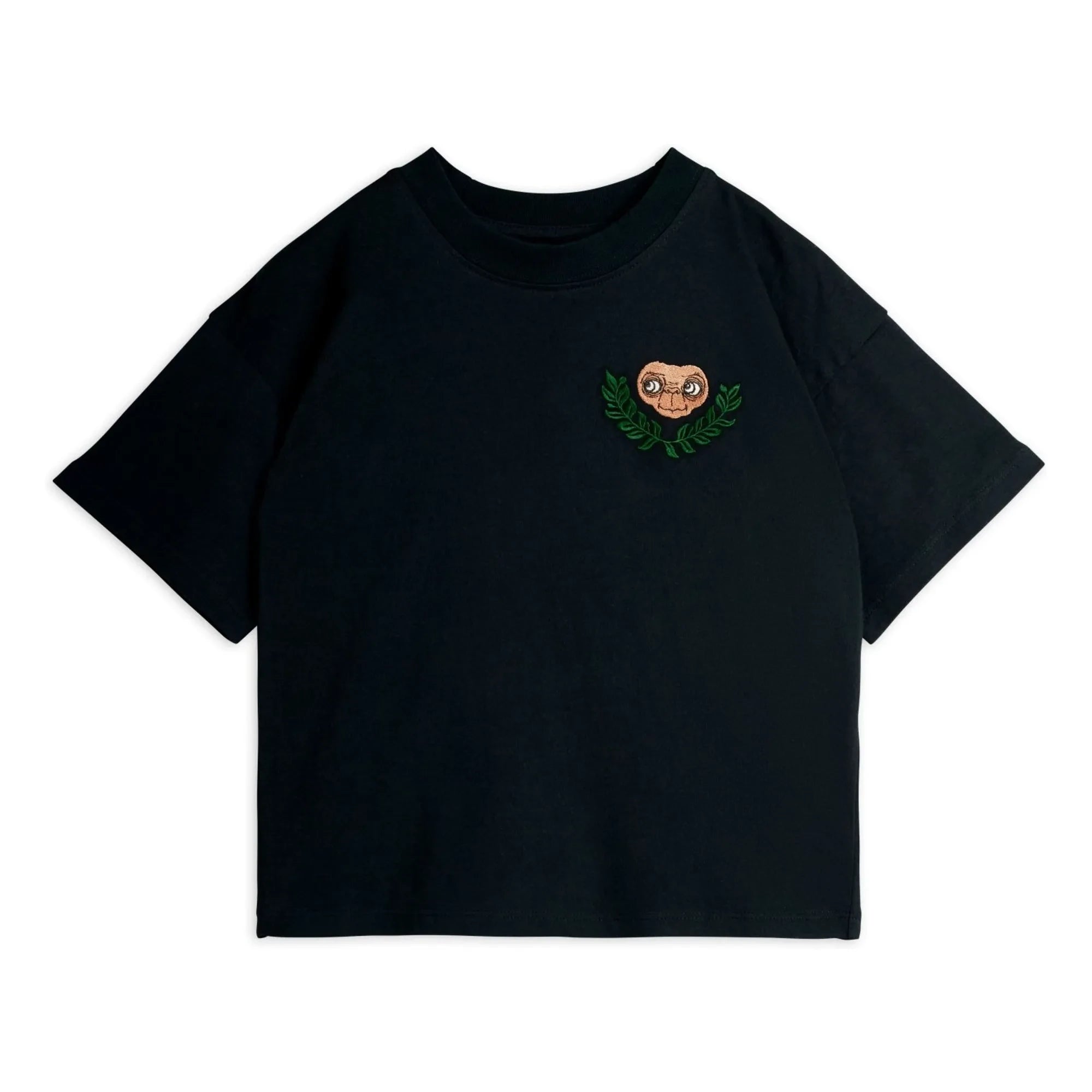 Mini Rodini - E.T. T-Shirt Bio-Baumwolle | Schwarz