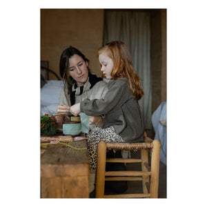 1+ in the family - Roma Leopar Polar Pantolon | Taupe kahverengi