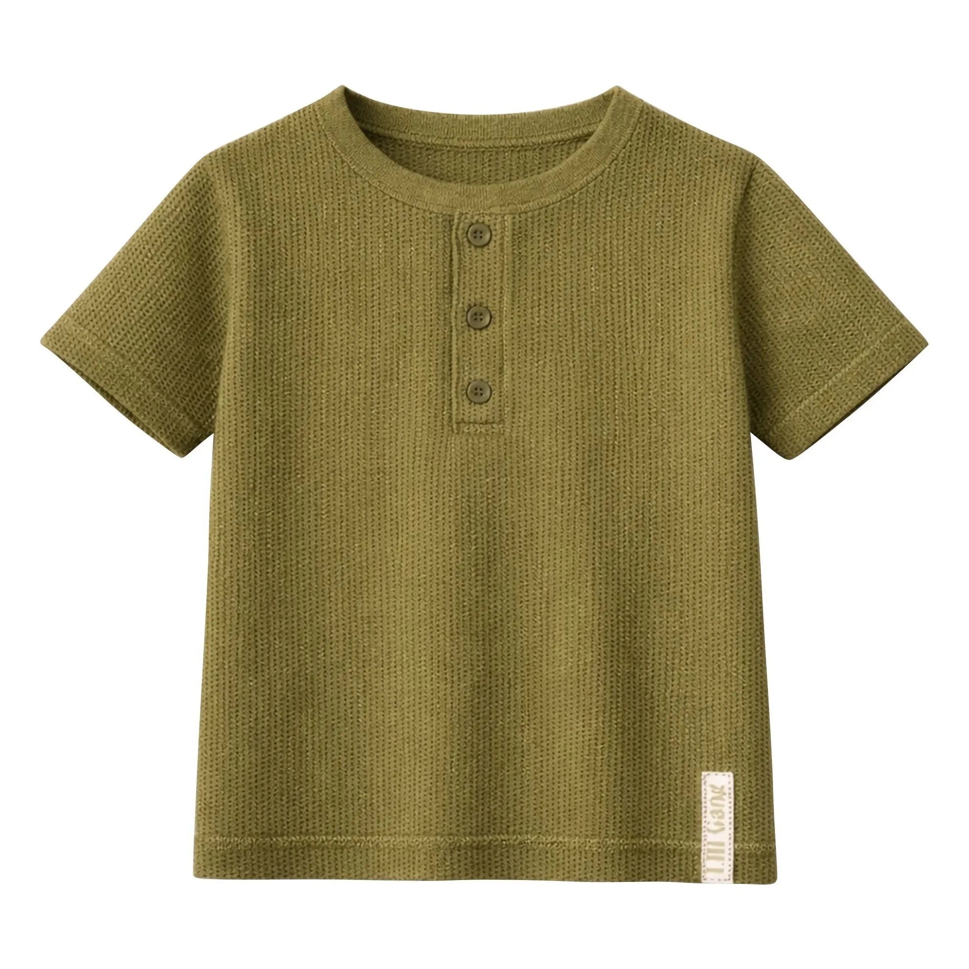 Lililotte – Jersey T-Shirt Téo Bio-Baumwolle | Olive