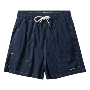 Edmmond Studios - Mini Logo Badeshorts | Marineblau