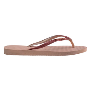 Havaianas - Dünne Zehentrenner mit Glitzer | Rosa