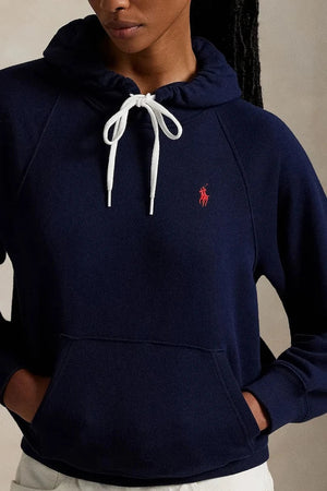 Polo Ralph Lauren kapüşonlu kadın sweatshirt pamuklu