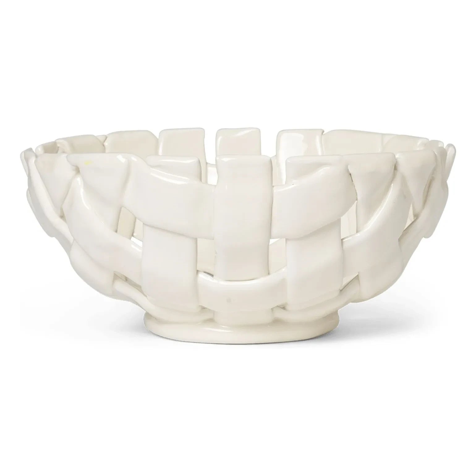 Ferm Living - Plait Keramikkorb | Ecru