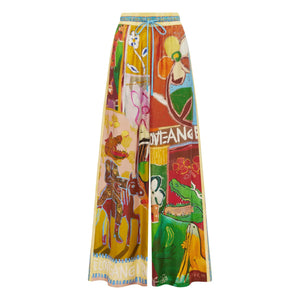Alémais - Mlak Seidenhose | Braun