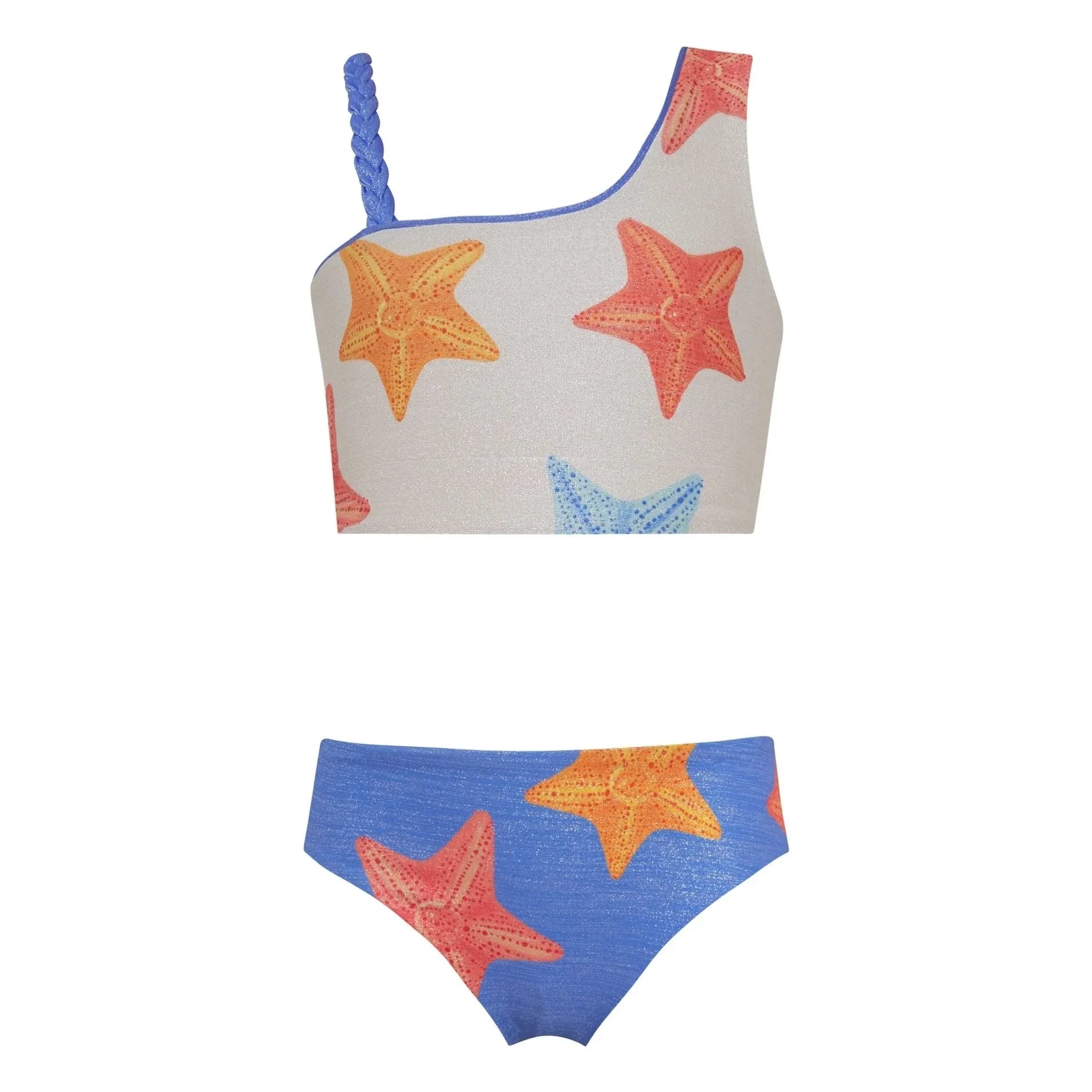 Pepita & Me - Marea Etoiles Asymmetrischer Badeanzug | Blau
