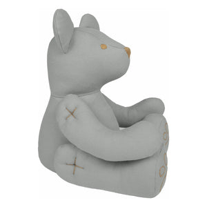 Numero 74 - Organik Pamuklu Oyuncak Ayı | Gümüş Gri S019