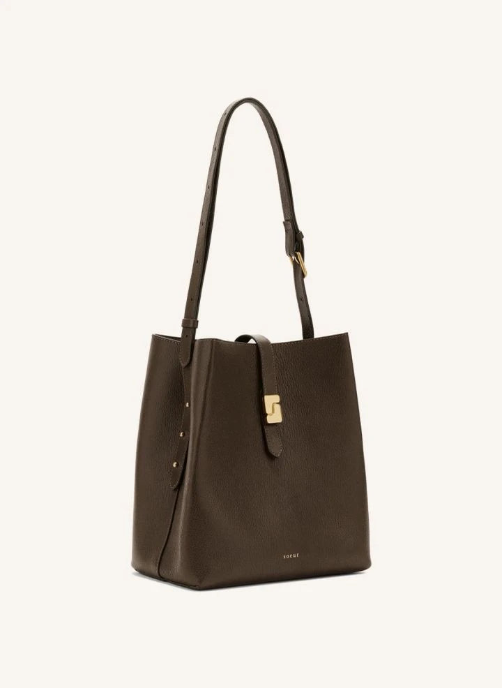 Soeur - Bello Lederhandtasche | Dunkelkhaki