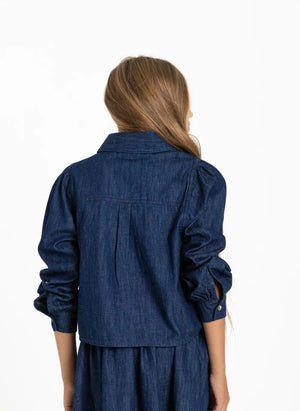 Smallable Kid - Denim Linie Bluse | Denim brut