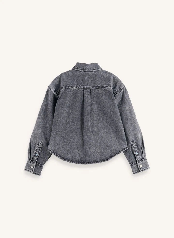 Scotch & Soda - Denim-Hemdjacke | Grau