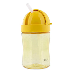 Trixie - Mr. Lion Trinkflasche mit Strohhalm | Gelb