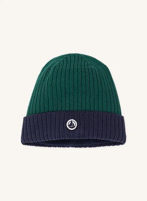 Petit Bateau - İki tonlu şapka | Yeşil