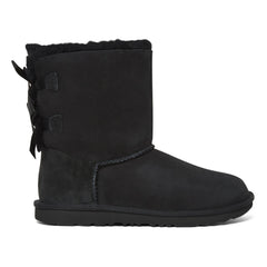 UGG - Bailey Bow Gefütterte Wildlederstiefel | Schwarz