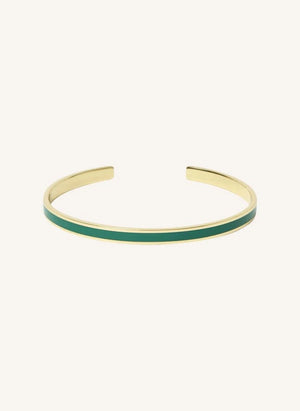 Bangle Up - Smaragdgrünes Armband