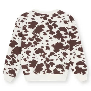 the new society - TNS İnek Logolu Sweatshirt | Kahverengi