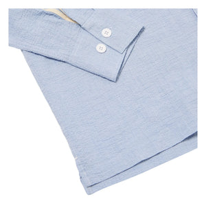 Universal Works - Utility Seersucker Hemd | Hellblau