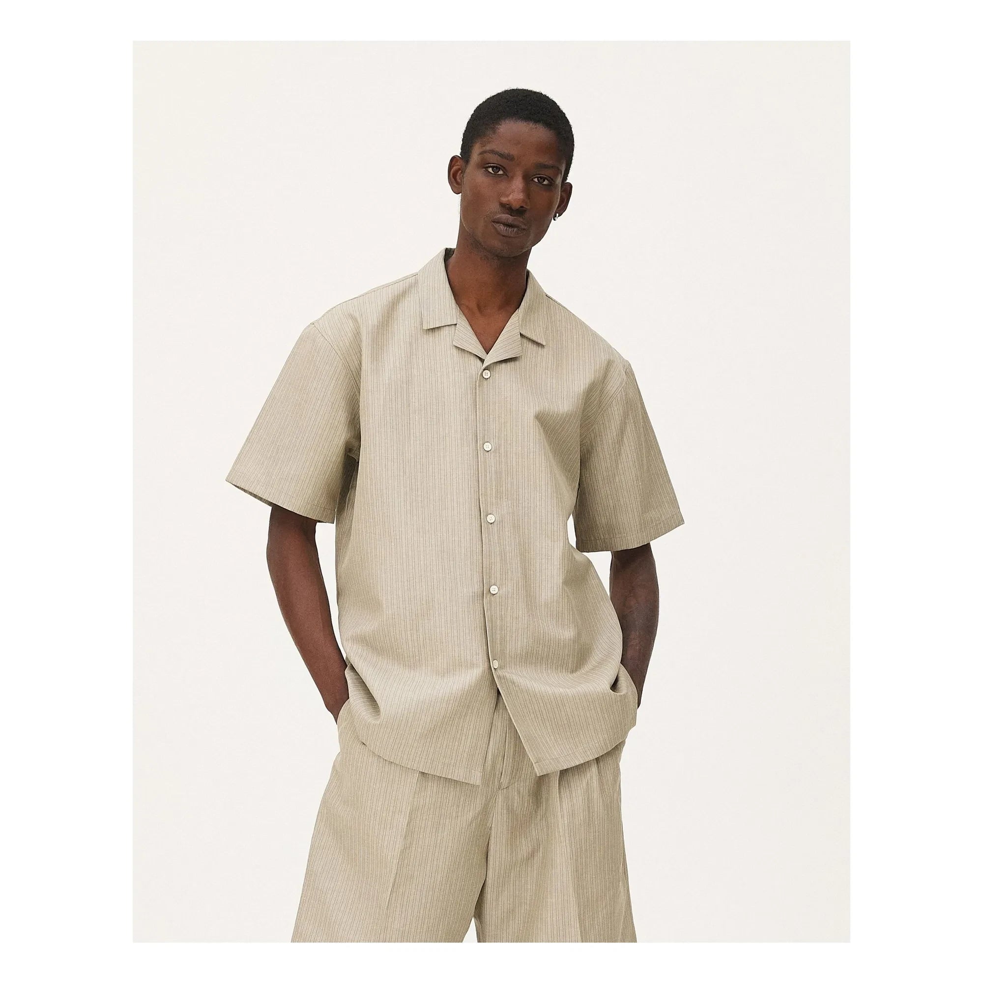 Noyoco - Orleans Baumwollhemd | Beige
