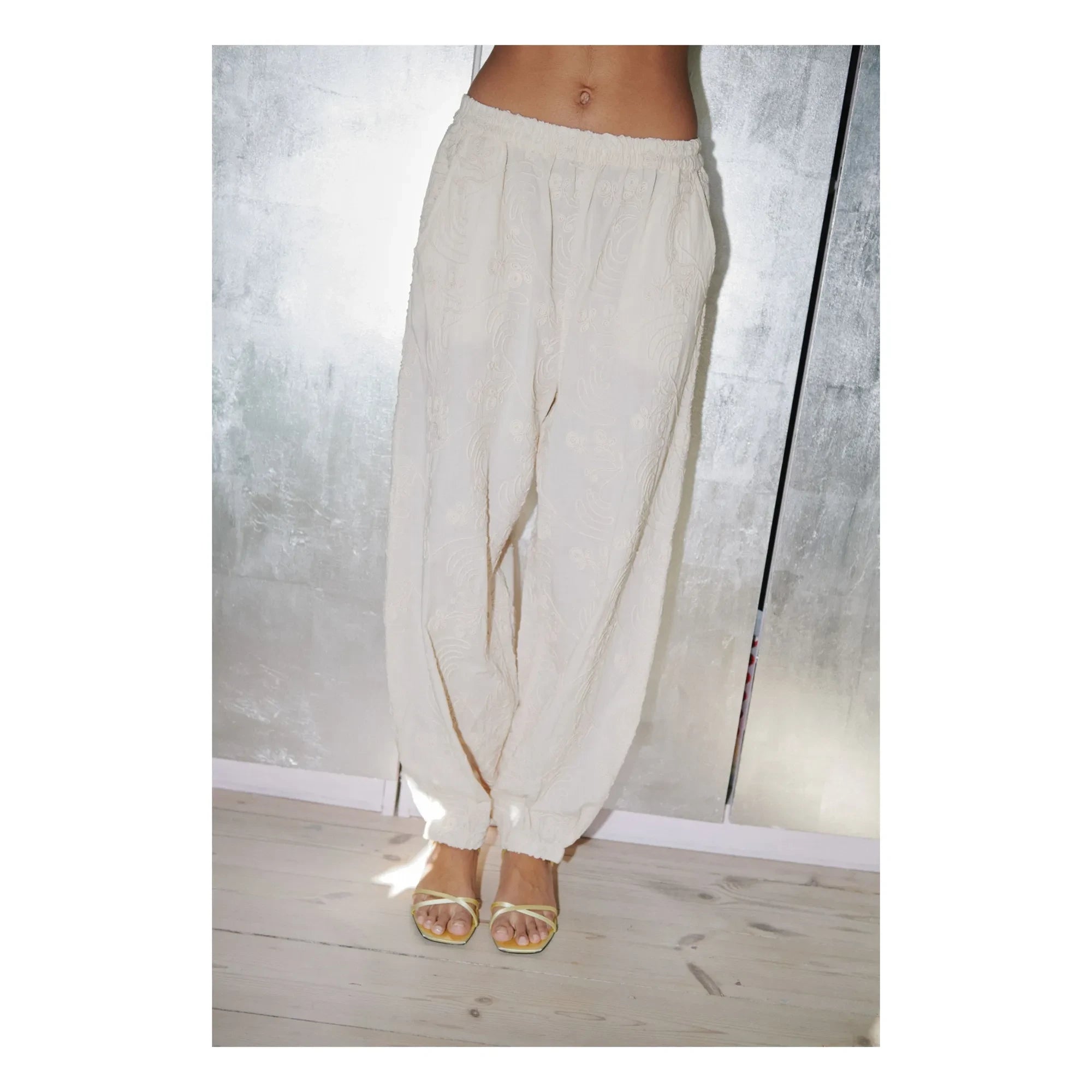 SISSEL EDELBO - Iluna Bio-Baumwollhose | Champagner