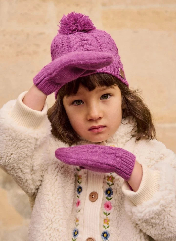 Louise Misha - Handschuhe Ania Laine | Himbeere
