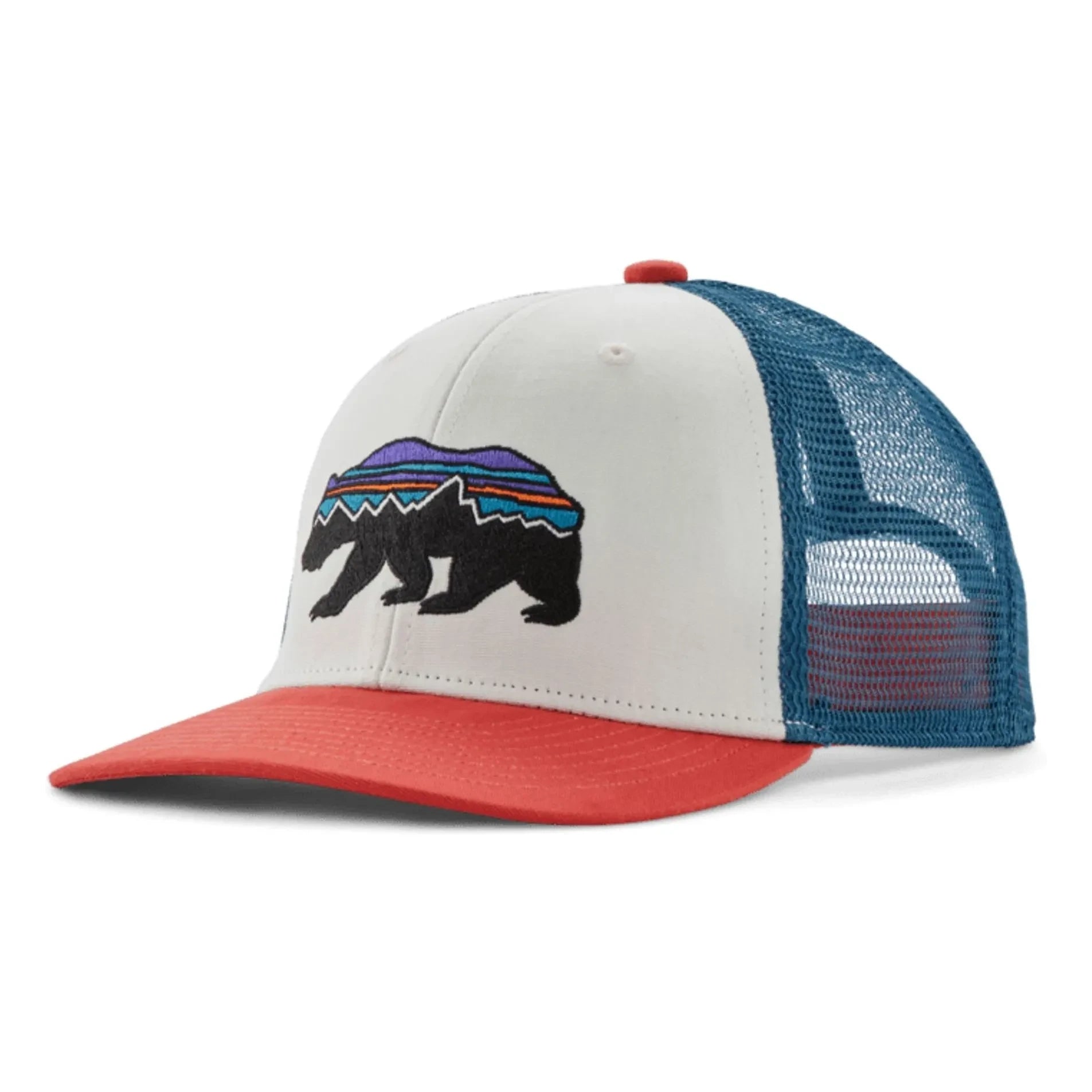 Patagonia - Fitz Roy Bear Trucker Kappe Bio-Baumwolle | Weiß