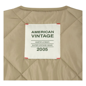 American Vintage - Vowbay Wasserabweisende Steppjacke Recycelte Faser | Khaki