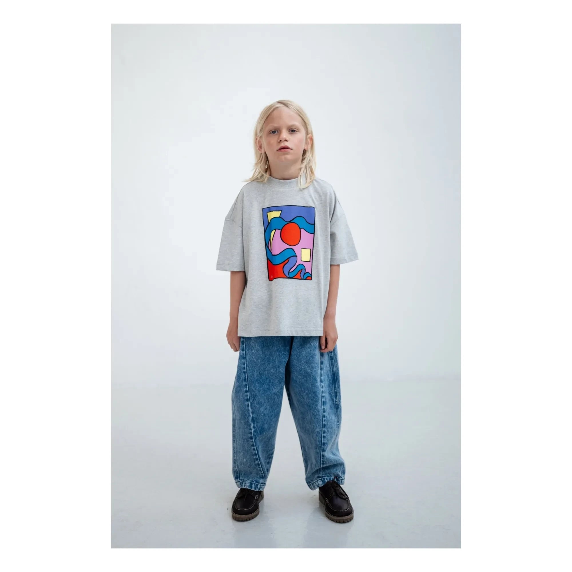 Repose AMS - Bio-Baumwoll-Ballonjeans | Gewaschenes Blau