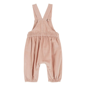 Emile et Ida - Samt-Latzhose | Blassrosa