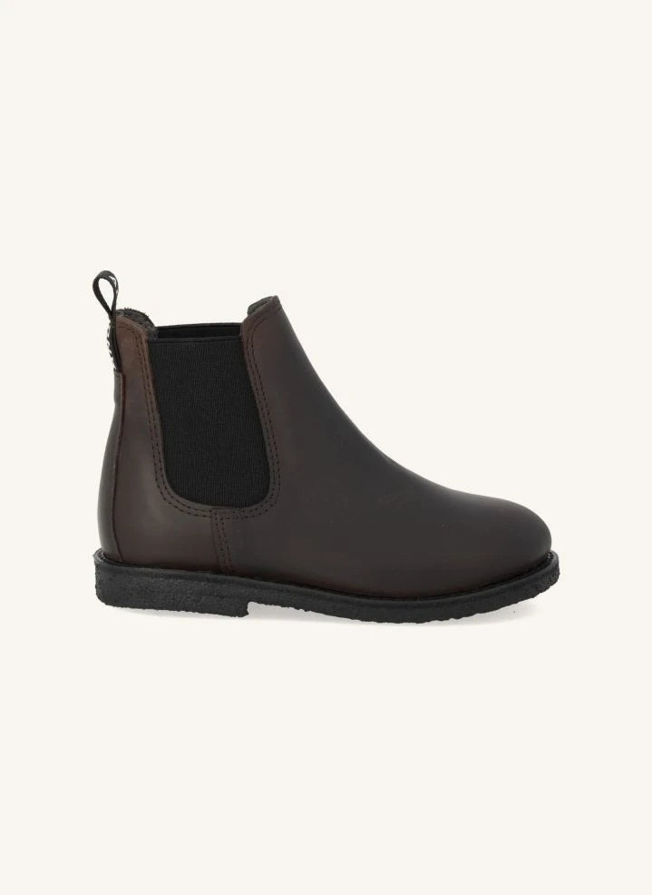 Angulus - Chelsea-Stiefel mit Kreuzriemen | Dunkelbraun